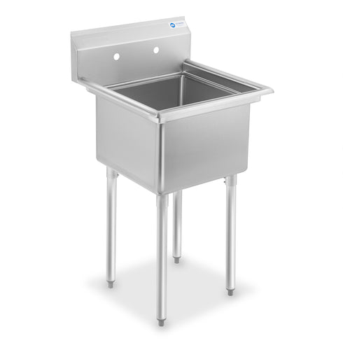 23.5 Inch Wide NSF Stainless Steel Prep and Utility Sink